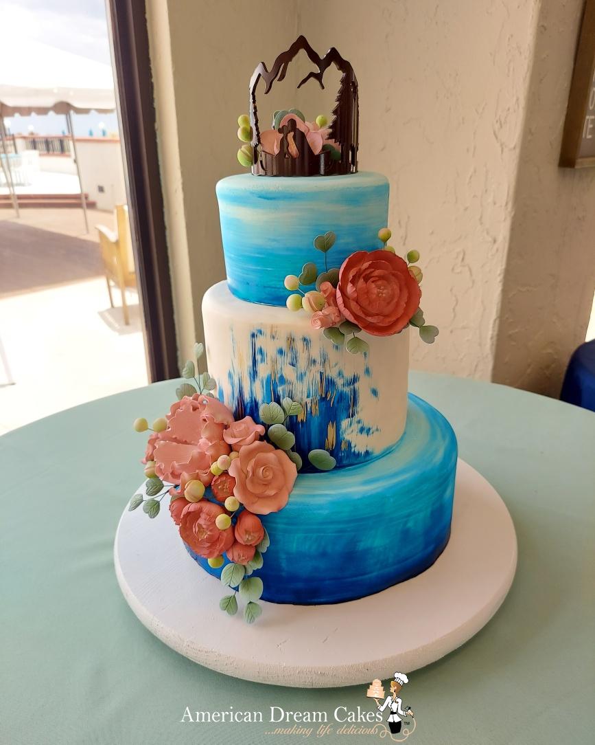 3 Tier Buttercream Wedding Cake, Rayleigh, 28th September 2018 - Sticky  Fingers Cake Co